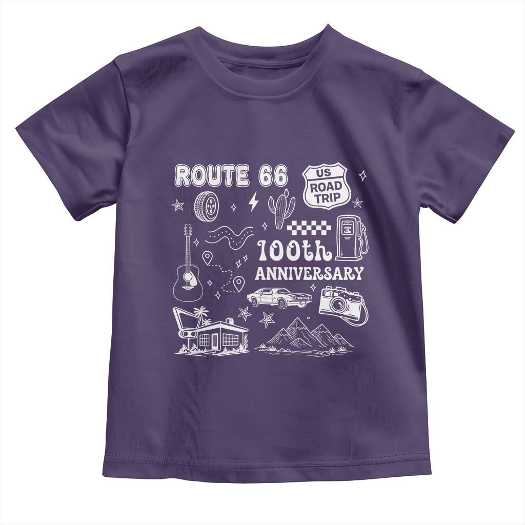 Route Highway 66 100th Anniversary Toddler T Shirt The Mother Road Centennial