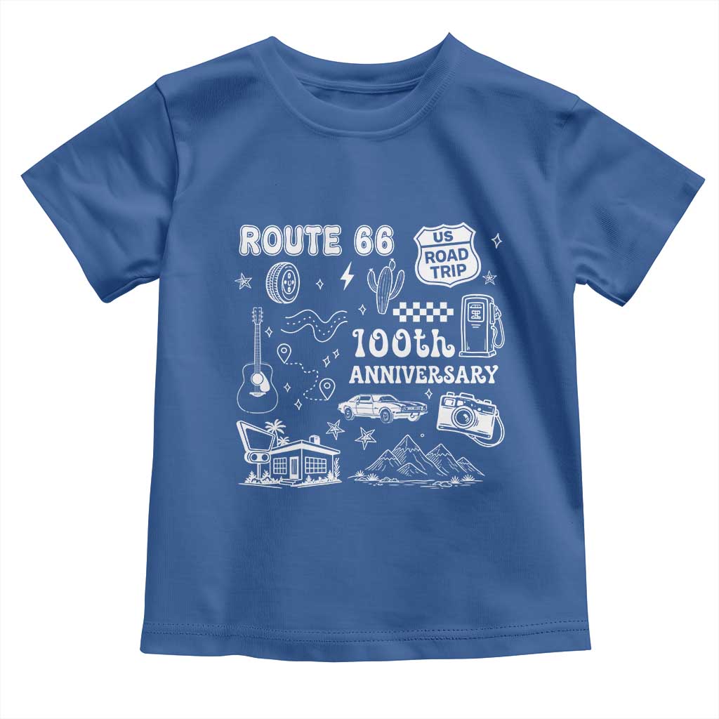 Route Highway 66 100th Anniversary Toddler T Shirt The Mother Road Centennial