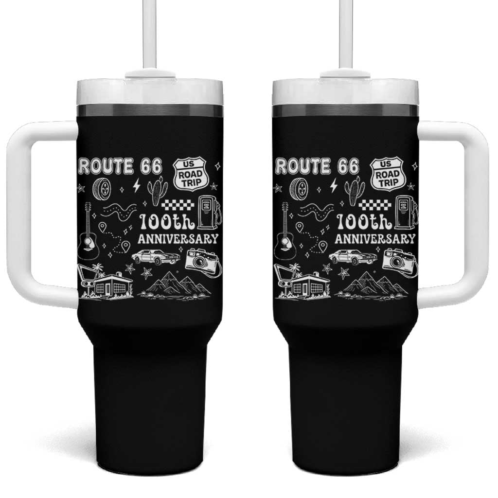 Route Highway 66 100th Anniversary Tumbler With Handle The Mother Road Centennial