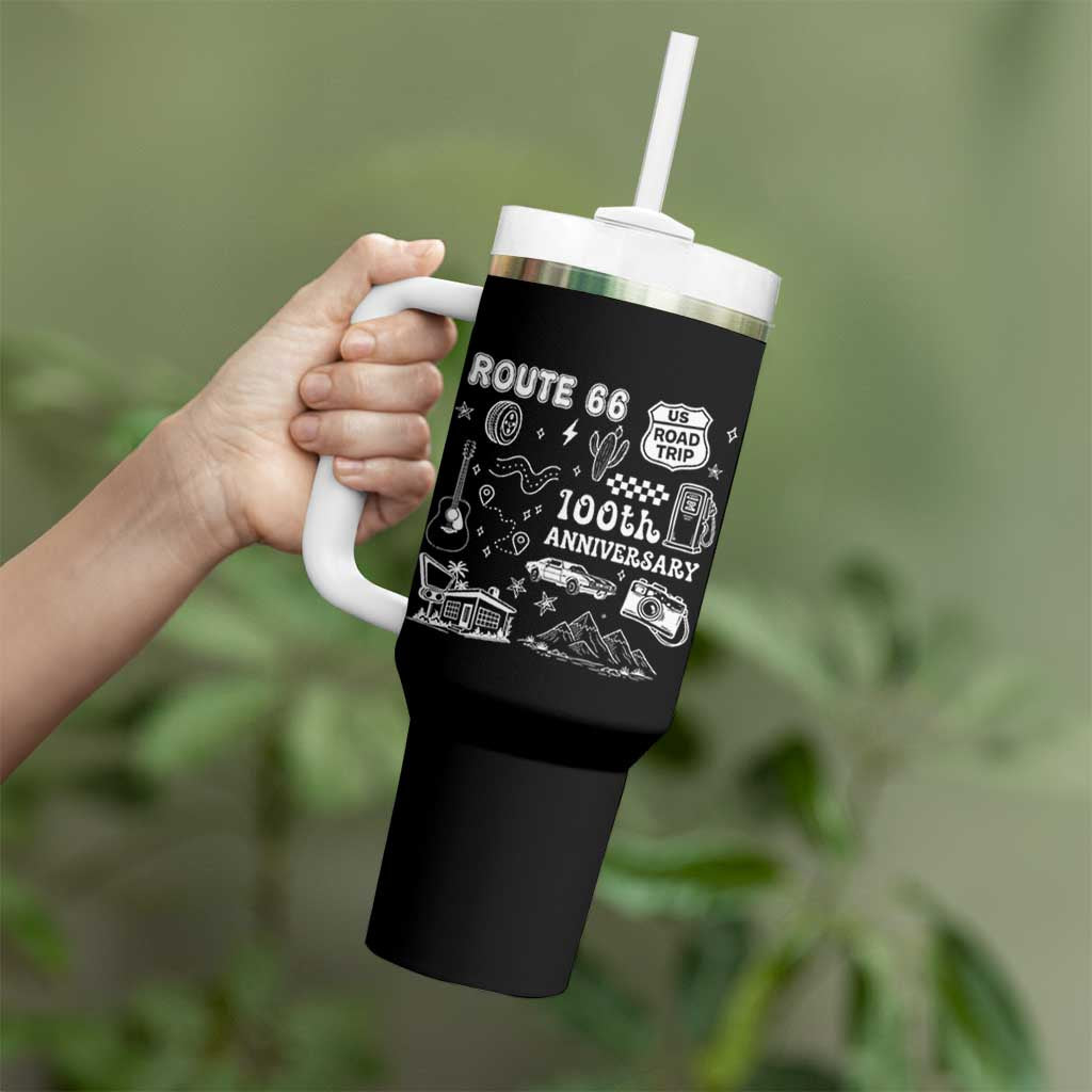Route Highway 66 100th Anniversary Tumbler With Handle The Mother Road Centennial
