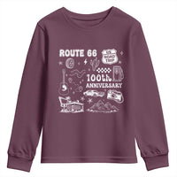 Route Highway 66 100th Anniversary Youth Sweatshirt The Mother Road Centennial