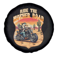 Funny Route Highway 66 Goose Biker Spare Tire Cover Ride The Mother Road