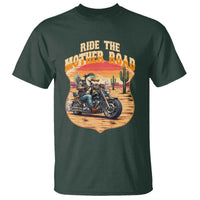 Funny Route Highway 66 Goose Biker T Shirt Ride The Mother Road