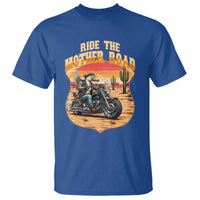 Funny Route Highway 66 Goose Biker T Shirt Ride The Mother Road