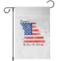 The Show Me State Est 1821 Garden Flag Proud Missourian Gift