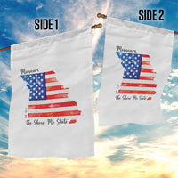 The Show Me State Est 1821 Garden Flag Proud Missourian Gift