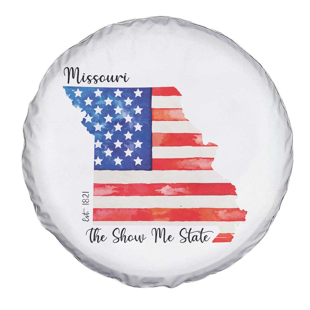The Show Me State Est 1821 Spare Tire Cover Proud Missourian Gift