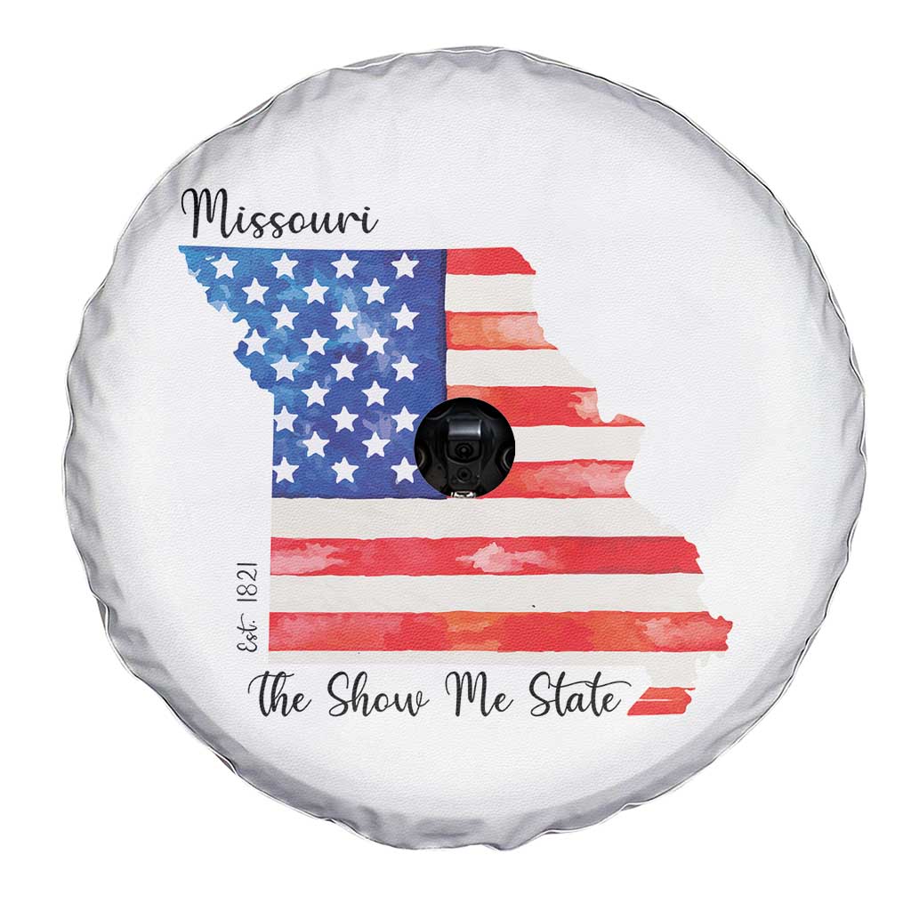 The Show Me State Est 1821 Spare Tire Cover Proud Missourian Gift