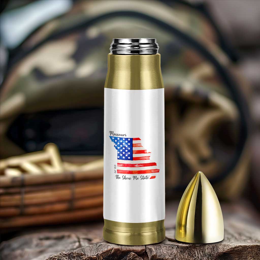 The Show Me State Est 1821 Bullet Tumbler Proud Missourian Gift