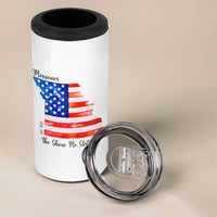 The Show Me State Est 1821 4 in 1 Can Cooler Tumbler Proud Missourian Gift