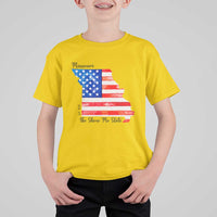 The Show Me State Est 1821 T Shirt For Kid Proud Missourian Gift