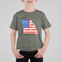 The Show Me State Est 1821 T Shirt For Kid Proud Missourian Gift