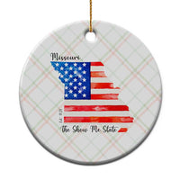 The Show Me State Est 1821 Ceramic Ornament Proud Missourian Gift