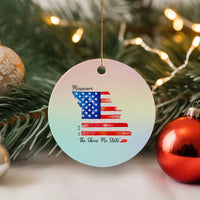 The Show Me State Est 1821 Ceramic Ornament Proud Missourian Gift