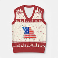 The Show Me State Est 1821 V-Neck Knit Sweater Vest Proud Missourian Gift