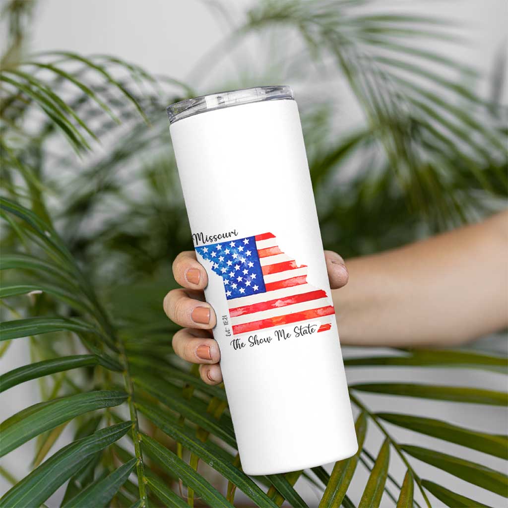 The Show Me State Est 1821 Skinny Tumbler Proud Missourian Gift