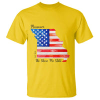 The Show Me State Est 1821 T Shirt Proud Missourian Gift