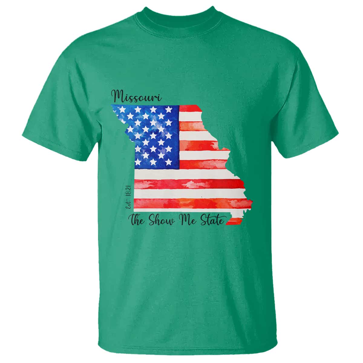 The Show Me State Est 1821 T Shirt Proud Missourian Gift