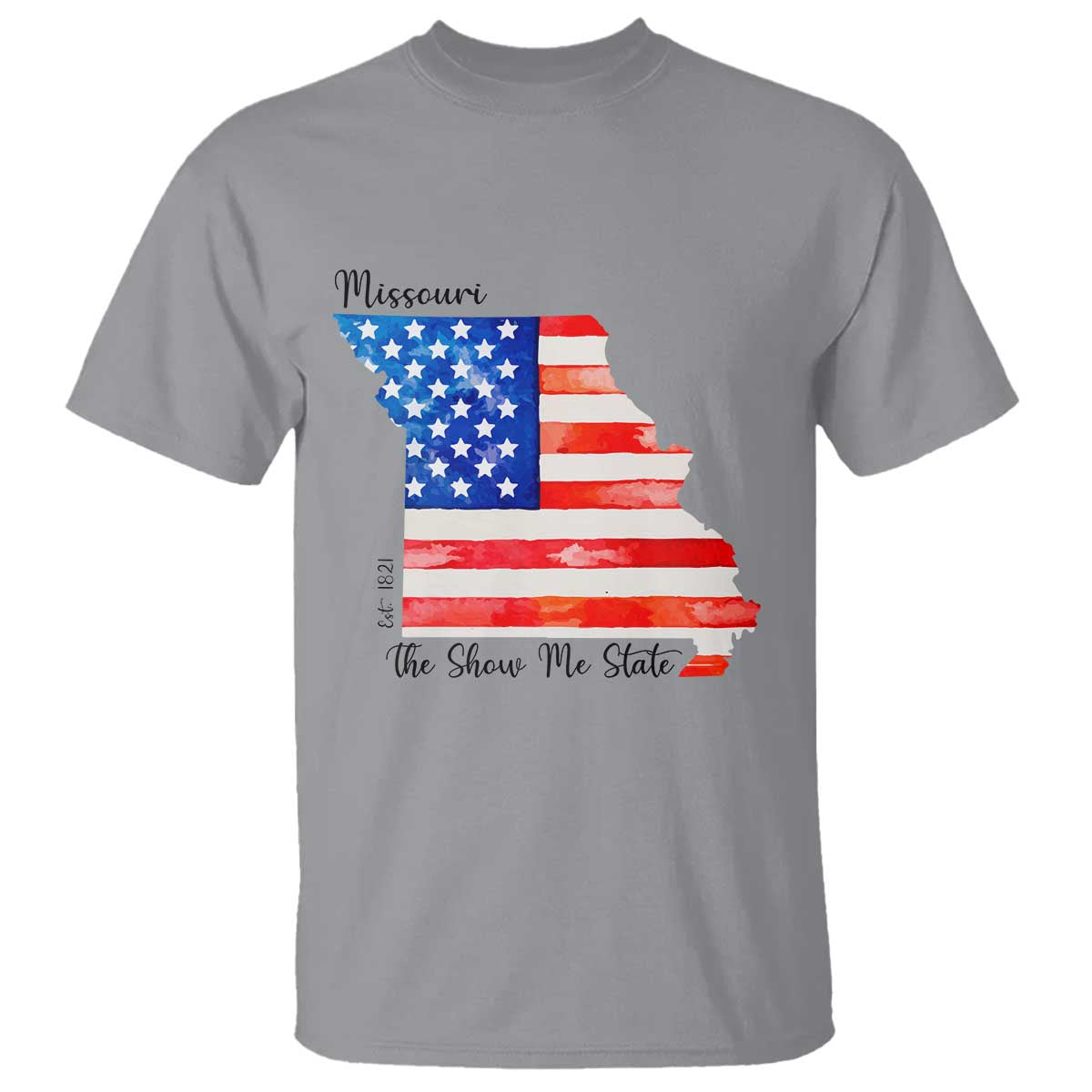 The Show Me State Est 1821 T Shirt Proud Missourian Gift