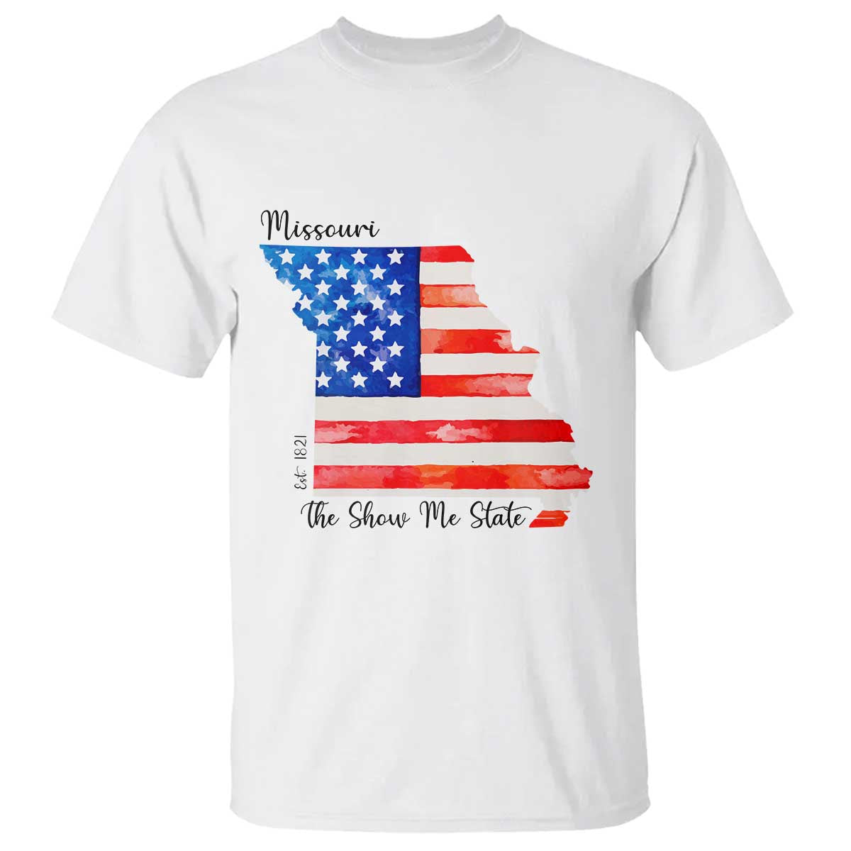 The Show Me State Est 1821 T Shirt Proud Missourian Gift
