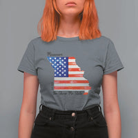 The Show Me State Est 1821 T Shirt For Women Proud Missourian Gift