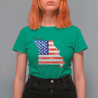 The Show Me State Est 1821 T Shirt For Women Proud Missourian Gift