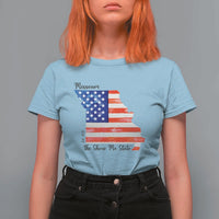 The Show Me State Est 1821 T Shirt For Women Proud Missourian Gift