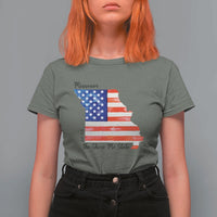The Show Me State Est 1821 T Shirt For Women Proud Missourian Gift