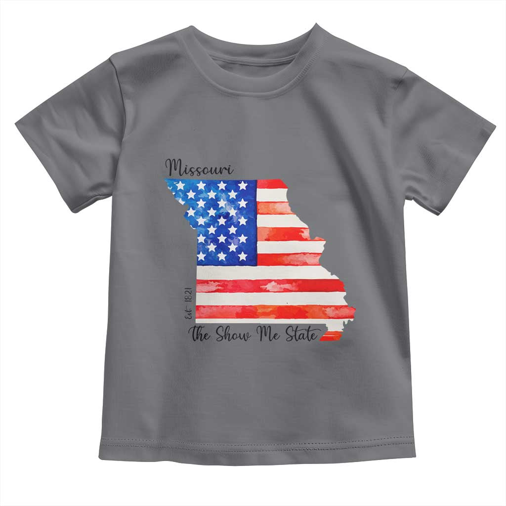 The Show Me State Est 1821 Toddler T Shirt Proud Missourian Gift