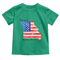 The Show Me State Est 1821 Toddler T Shirt Proud Missourian Gift