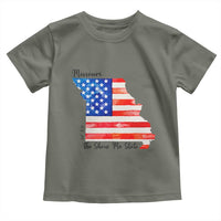The Show Me State Est 1821 Toddler T Shirt Proud Missourian Gift