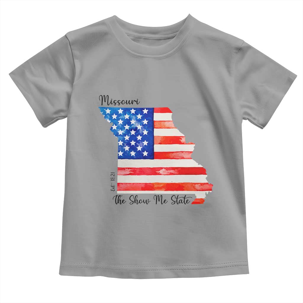 The Show Me State Est 1821 Toddler T Shirt Proud Missourian Gift