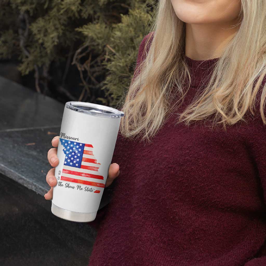 The Show Me State Est 1821 Tumbler Cup Proud Missourian Gift