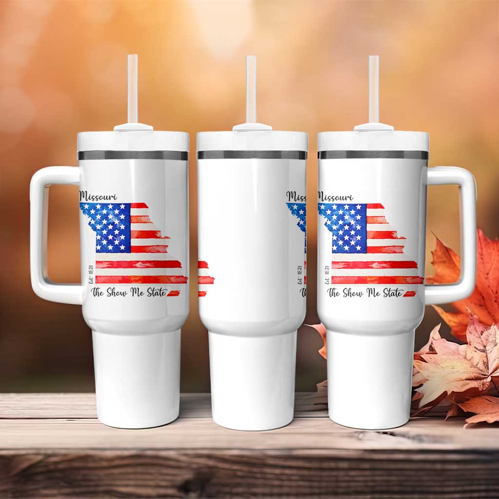 The Show Me State Est 1821 Tumbler With Handle Proud Missourian Gift