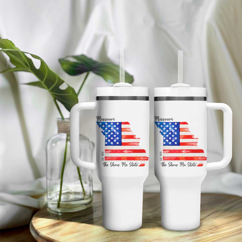 The Show Me State Est 1821 Tumbler With Handle Proud Missourian Gift