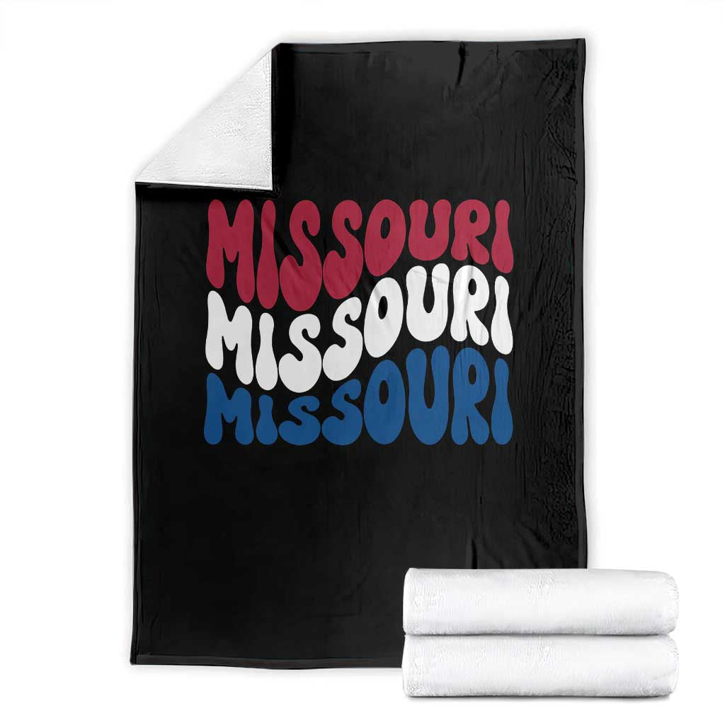 The Show Me State Pride Throw Blanket Gift For Missouri Lovers