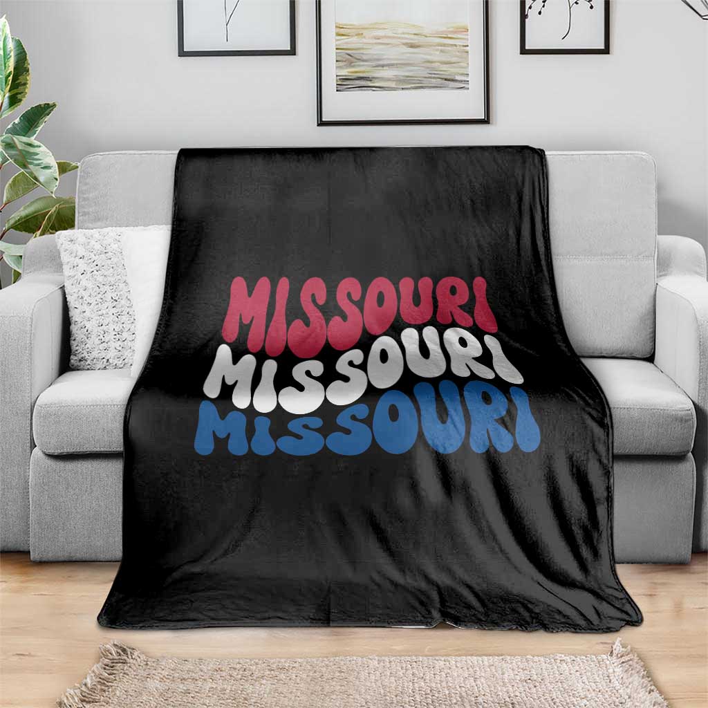 The Show Me State Pride Throw Blanket Gift For Missouri Lovers