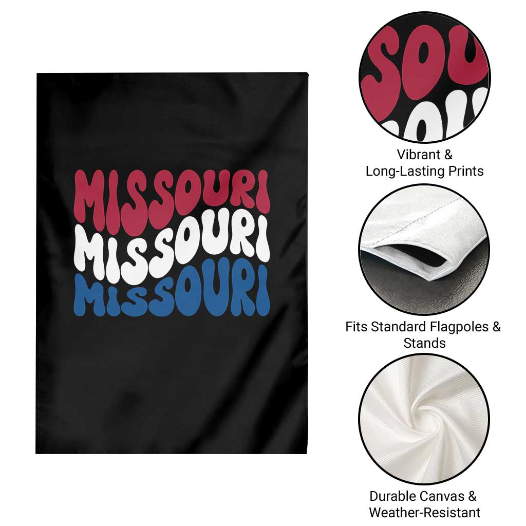 The Show Me State Pride Garden Flag Gift For Missouri Lovers