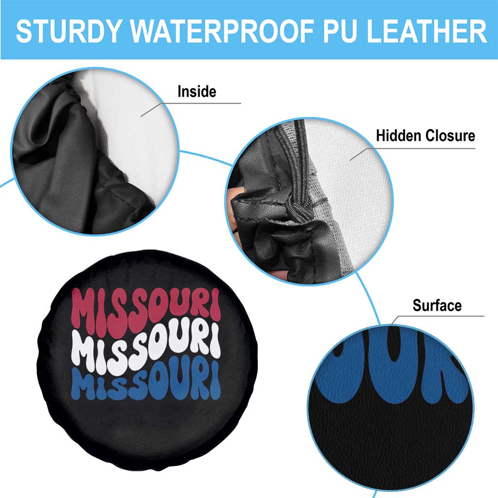 The Show Me State Pride Spare Tire Cover Gift For Missouri Lovers