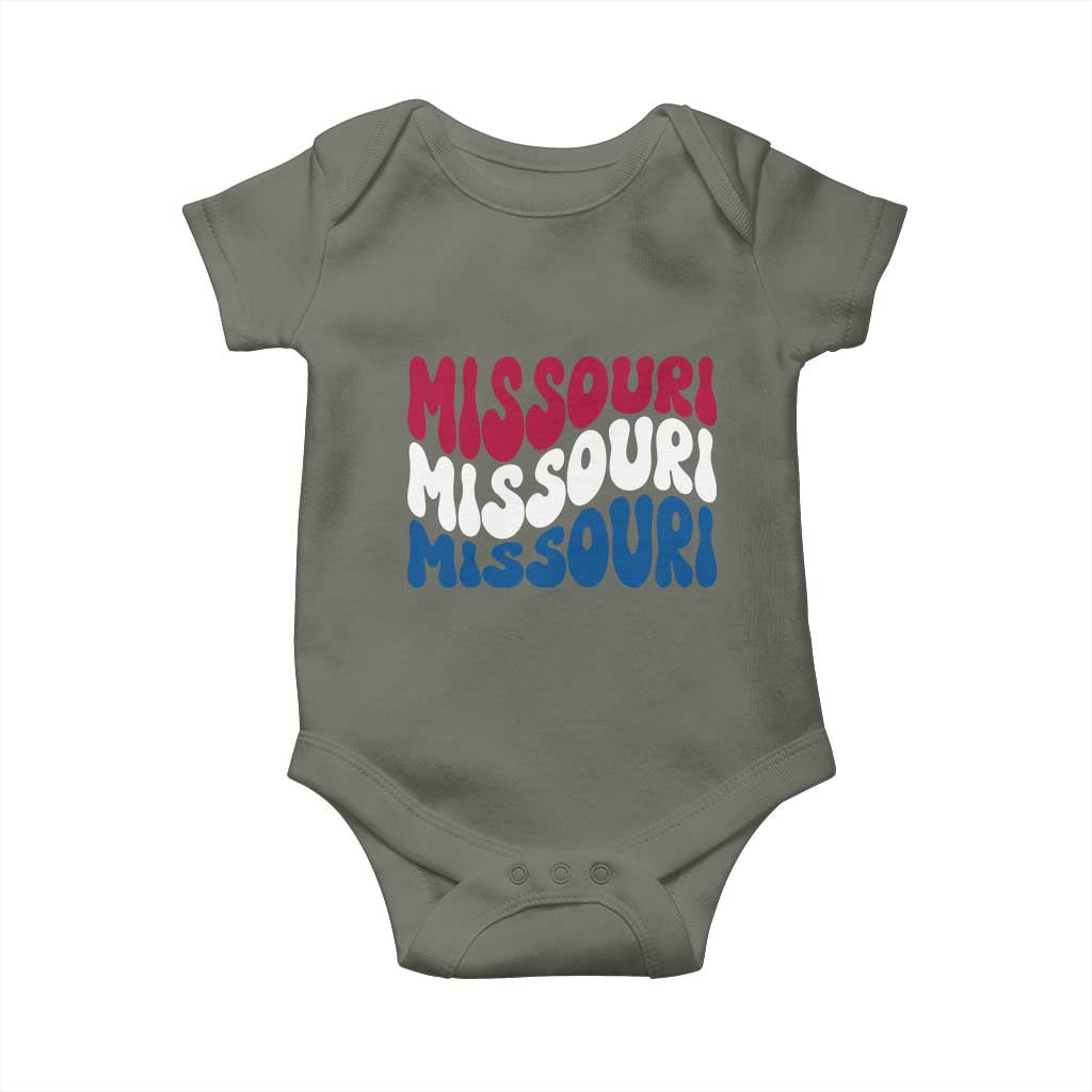 The Show Me State Pride Baby Onesie Gift For Missouri Lovers