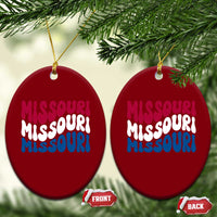 The Show Me State Pride Ceramic Ornament Gift For Missouri Lovers