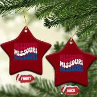 The Show Me State Pride Ceramic Ornament Gift For Missouri Lovers