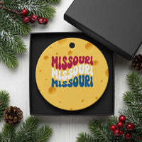 The Show Me State Pride Ceramic Ornament Gift For Missouri Lovers