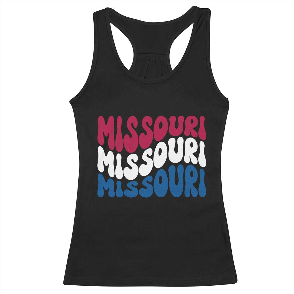 The Show Me State Pride Racerback Tank Top Gift For Missouri Lovers