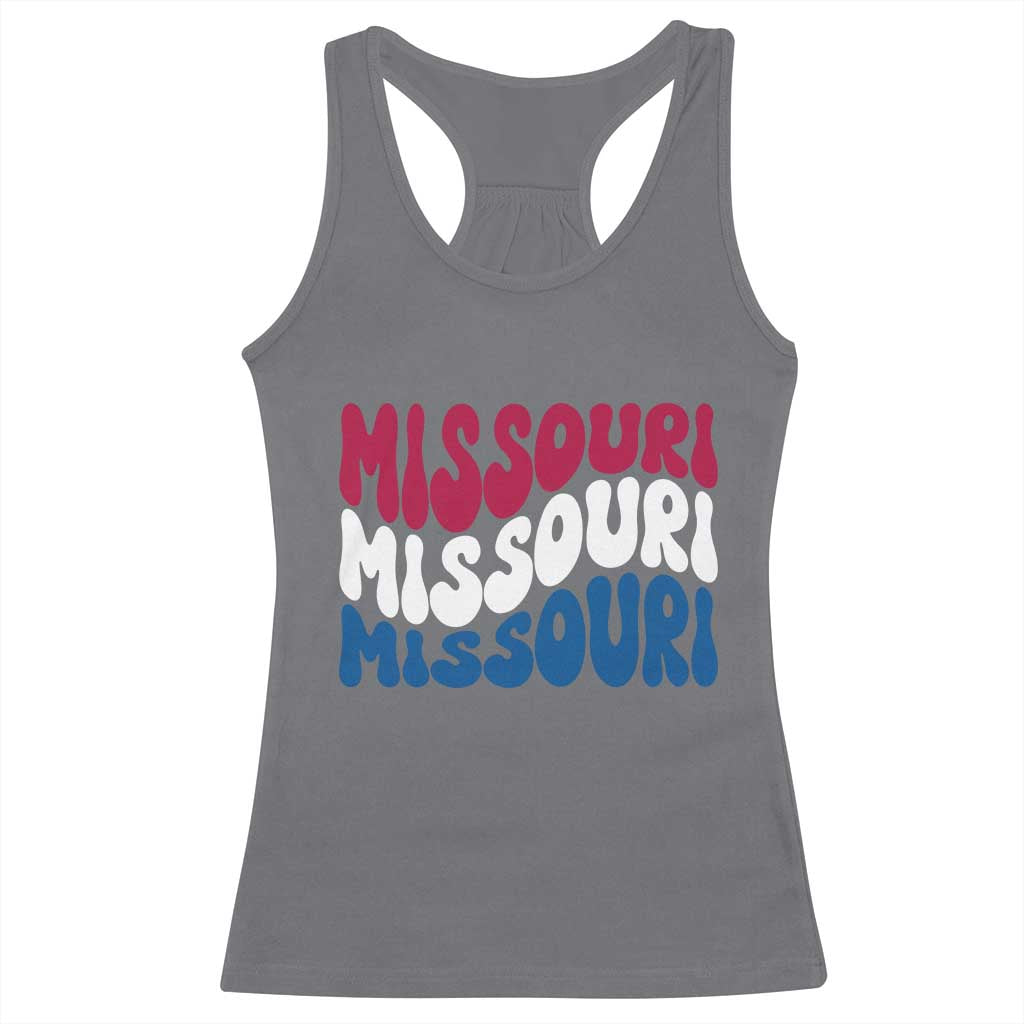 The Show Me State Pride Racerback Tank Top Gift For Missouri Lovers
