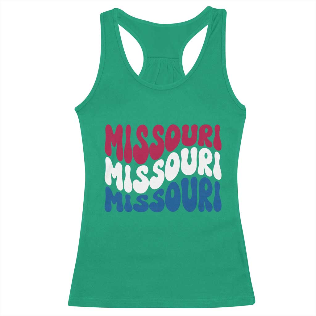 The Show Me State Pride Racerback Tank Top Gift For Missouri Lovers