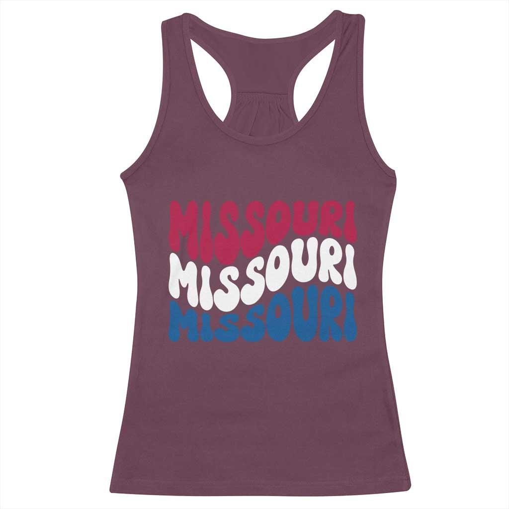 The Show Me State Pride Racerback Tank Top Gift For Missouri Lovers