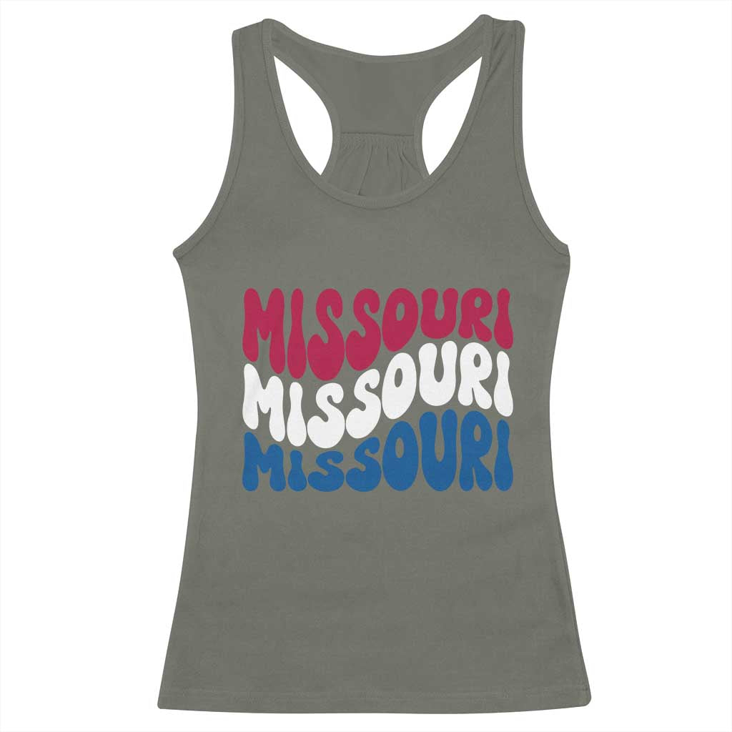 The Show Me State Pride Racerback Tank Top Gift For Missouri Lovers