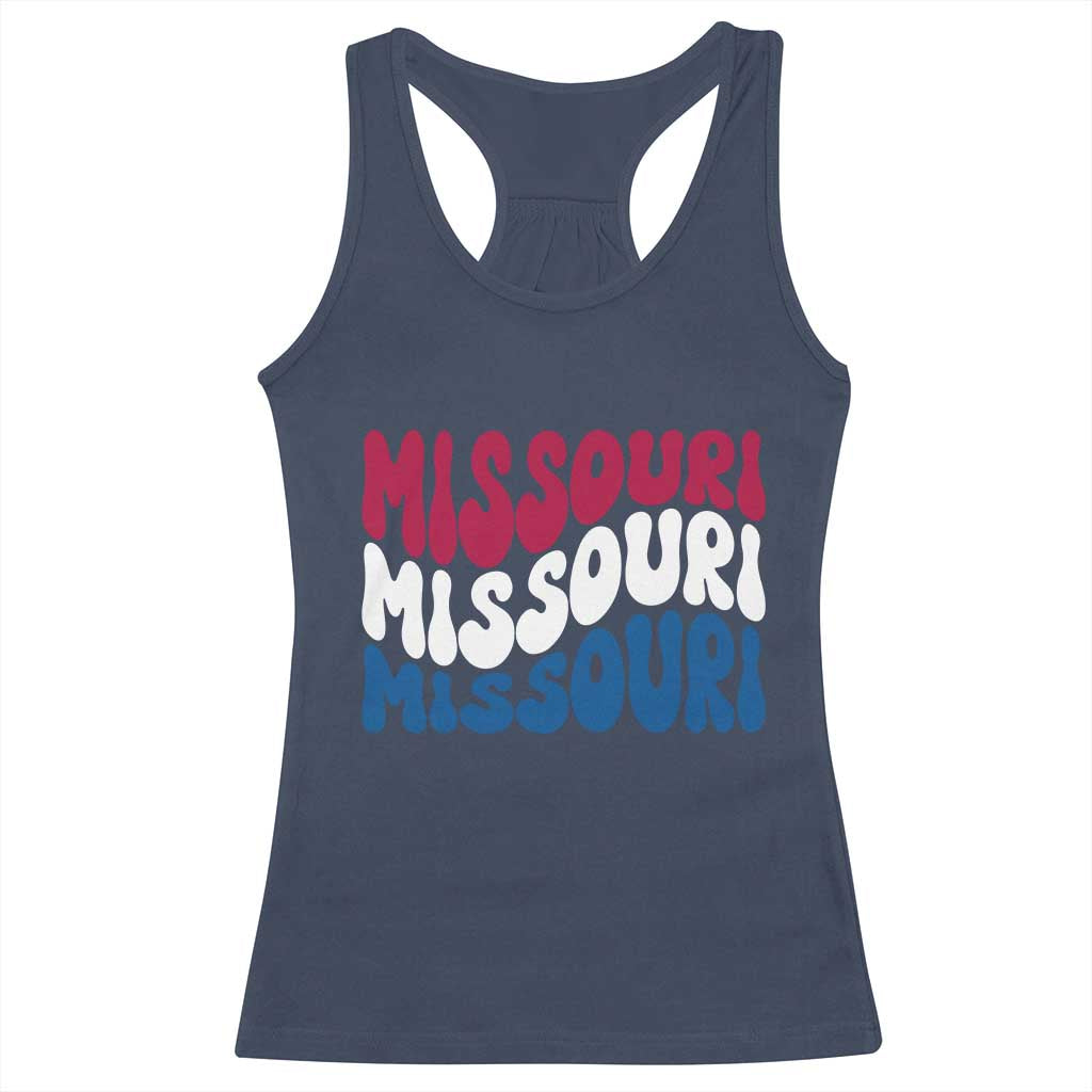 The Show Me State Pride Racerback Tank Top Gift For Missouri Lovers