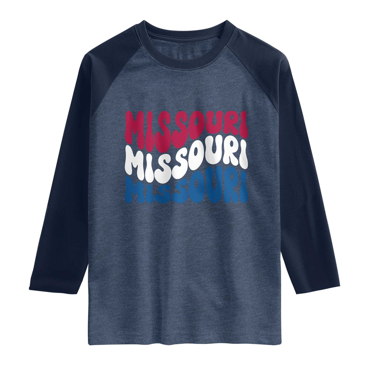 The Show Me State Pride Raglan Shirt Gift For Missouri Lovers